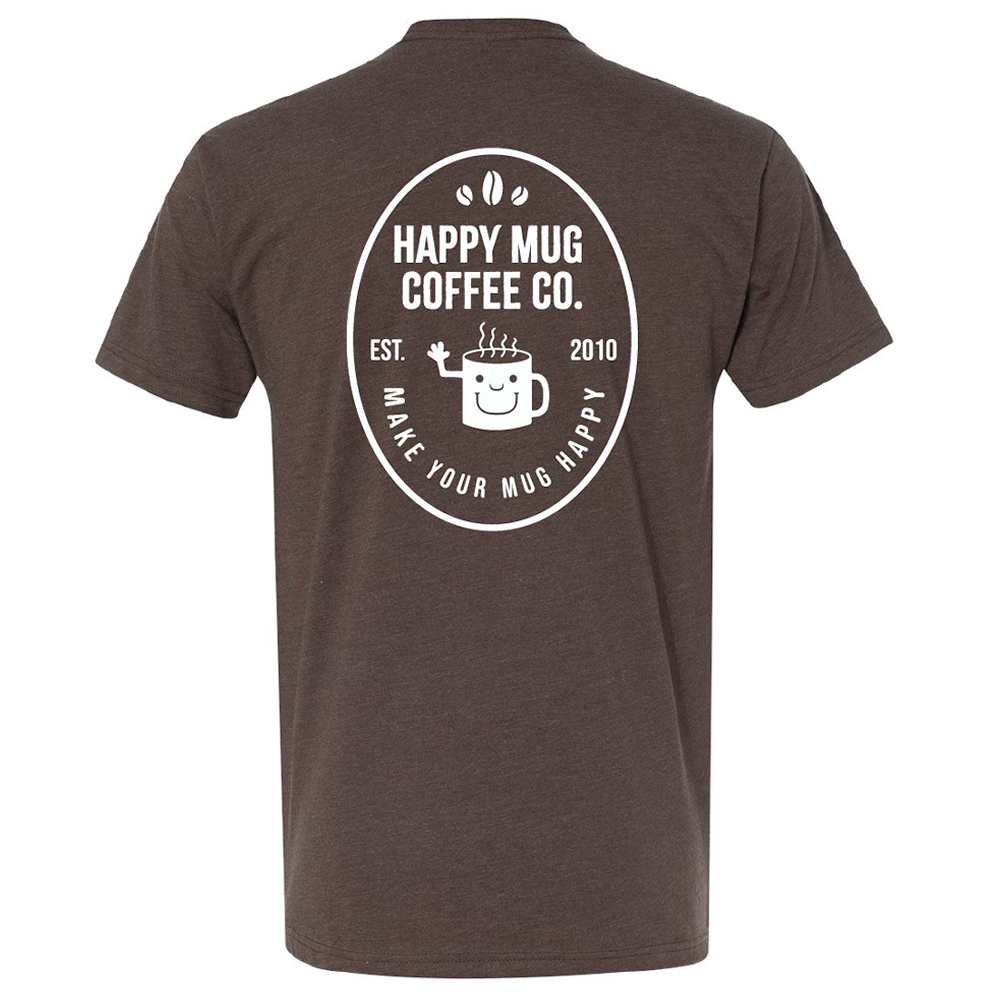 Classic Happy Mug T-shirt (Brown)