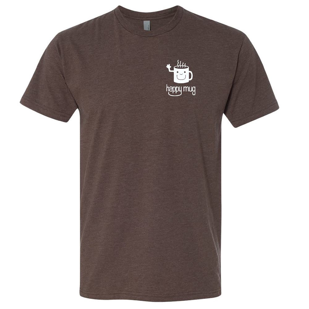 Classic Happy Mug T-shirt (Brown)